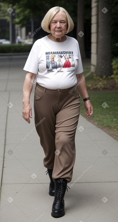 Canadian elderly male with  blonde hair