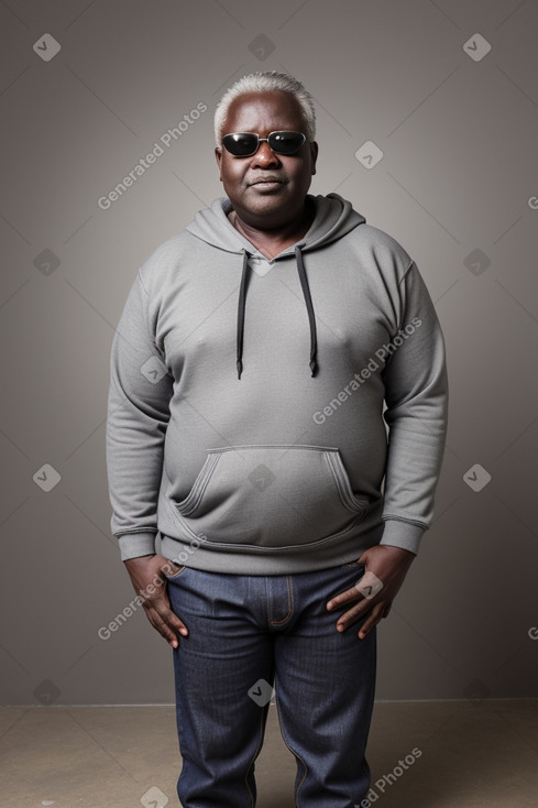 Ugandan 45 years male with  gray hair