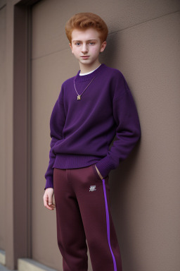 Armenian teenager boy with  ginger hair