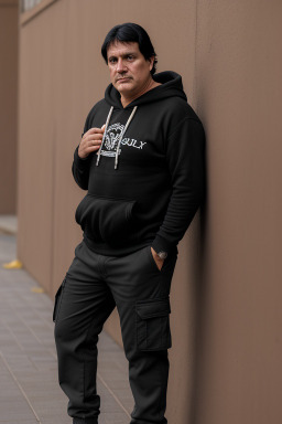 Paraguayan middle-aged male with  black hair