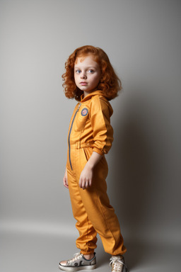 Indian child female with  ginger hair