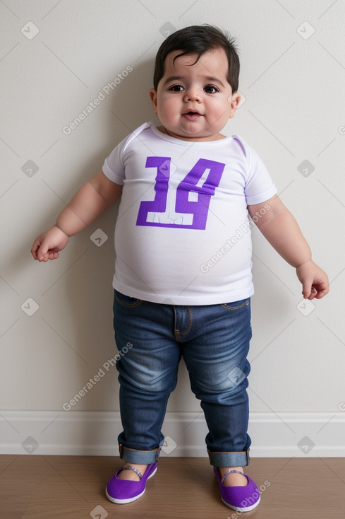 Portuguese infant boy with  white hair