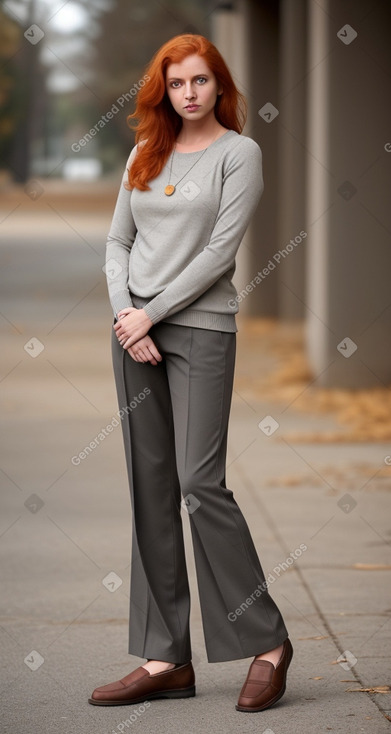 Indian adult female with  ginger hair