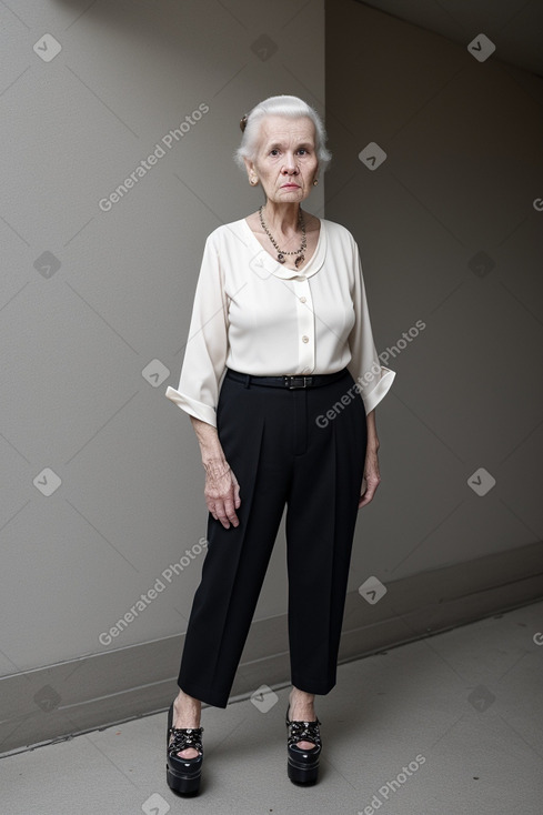 American elderly female 