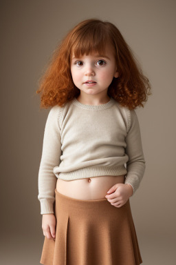 Moroccan infant girl with  ginger hair