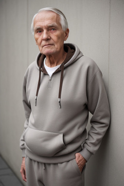 Estonian elderly male with  brown hair