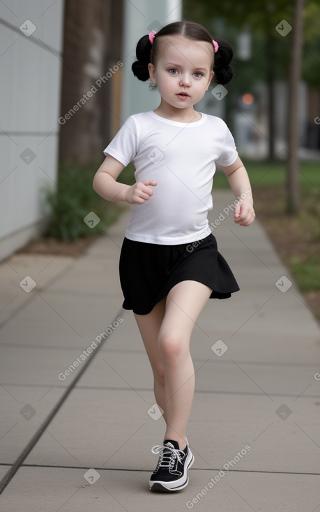 Lithuanian infant girl with  black hair