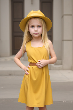 Croatian child girl with  blonde hair