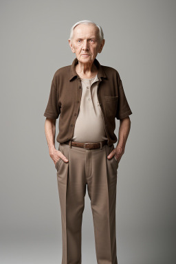 German elderly boy with  brown hair