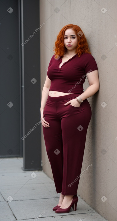 Dominican adult non-binary with  ginger hair