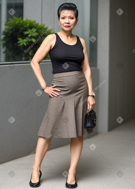 Indonesian middle-aged female 