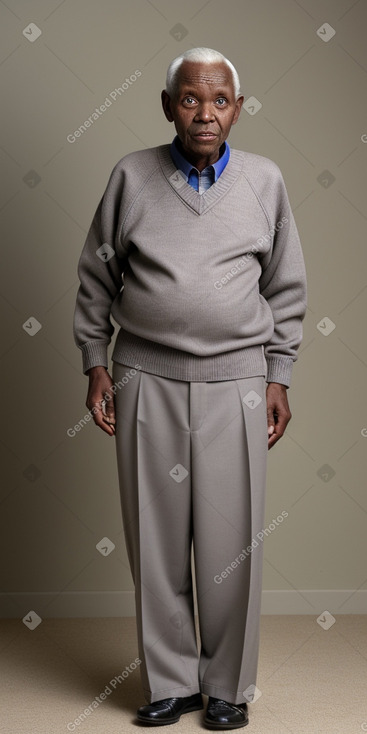 Tanzanian elderly male with  gray hair