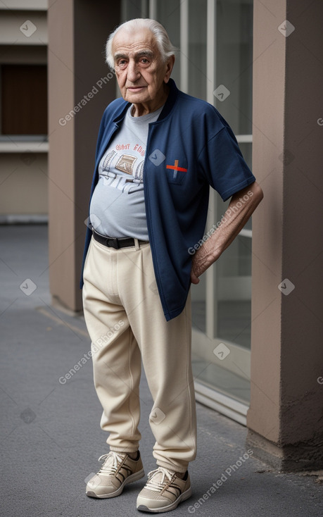 Armenian elderly male with  blonde hair