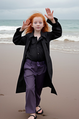 Child female with  ginger hair