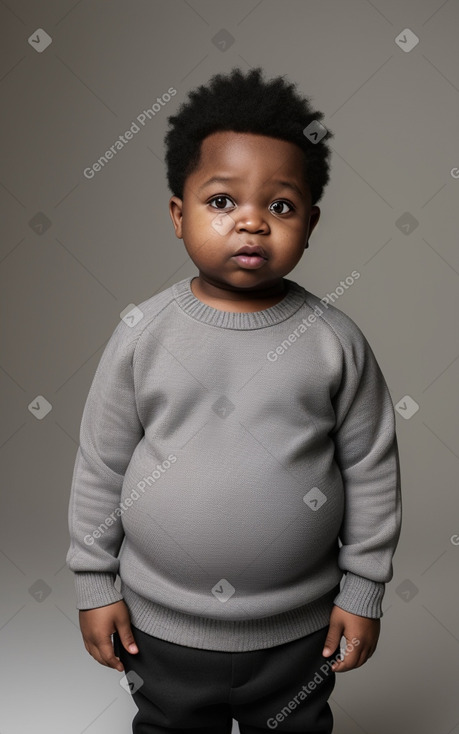 Nigerian infant boy with  gray hair