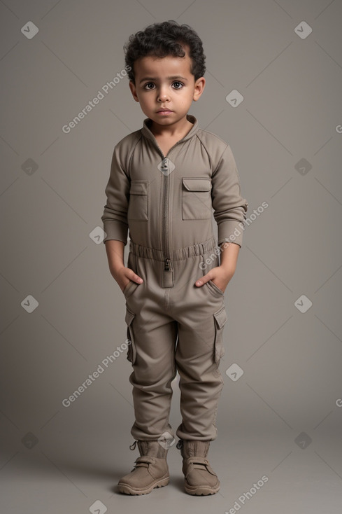 Libyan infant boy with  gray hair