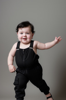 Russian infant boy with  black hair