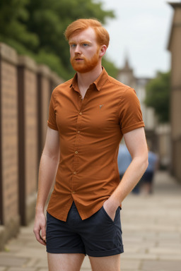 British adult male with  ginger hair