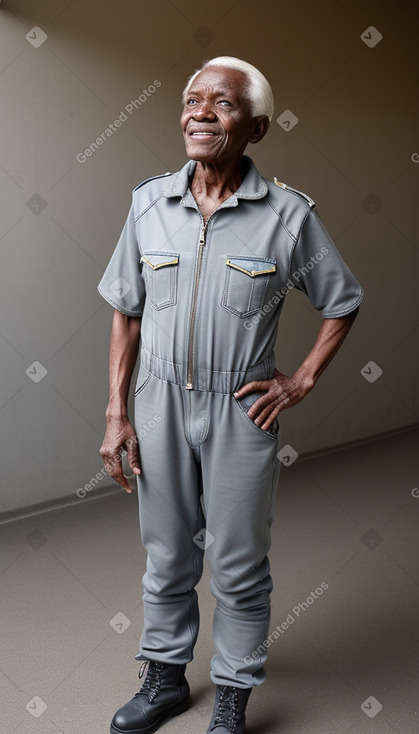 Tanzanian elderly male with  gray hair