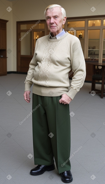 Irish elderly male with  blonde hair