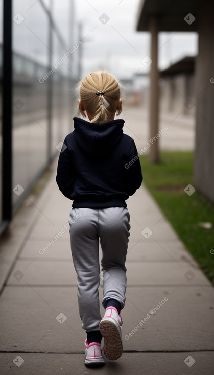 Venezuelan infant girl with  blonde hair