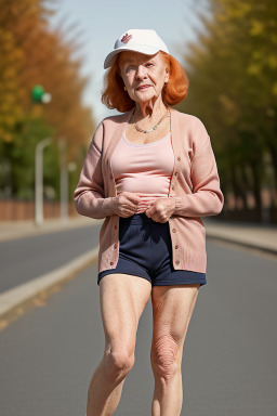 Hungarian elderly female with  ginger hair