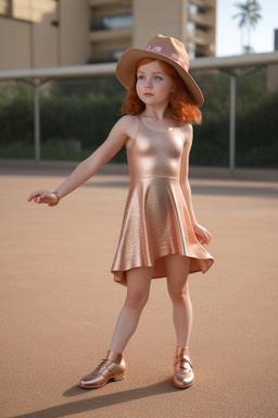 Australian child girl with  ginger hair