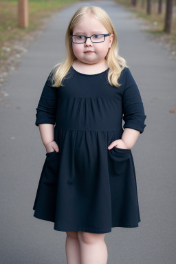 Finnish child girl with  blonde hair