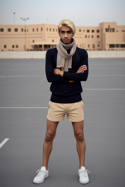 Saudi arabian adult male with  blonde hair