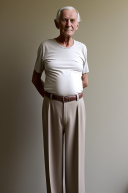 Swiss elderly male with  brown hair