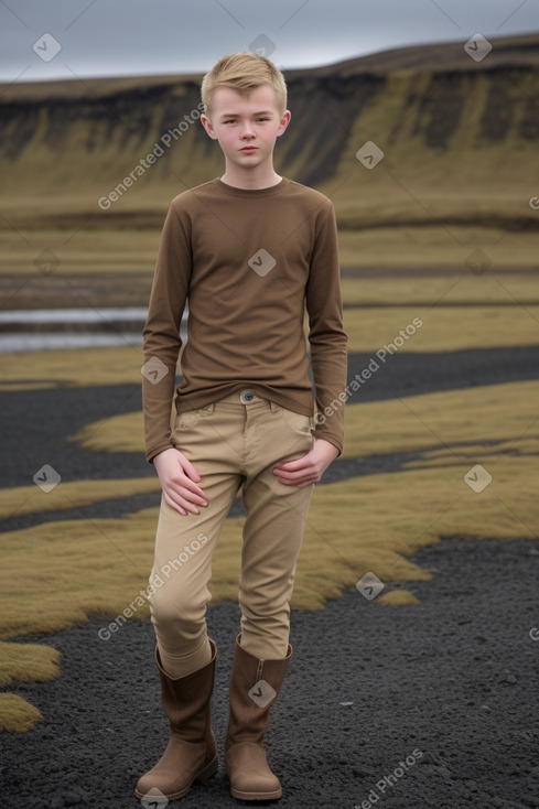 Icelandic teenager boy 