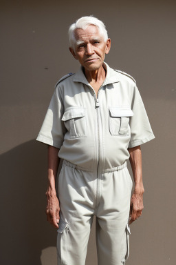 Tanzanian elderly male with  white hair