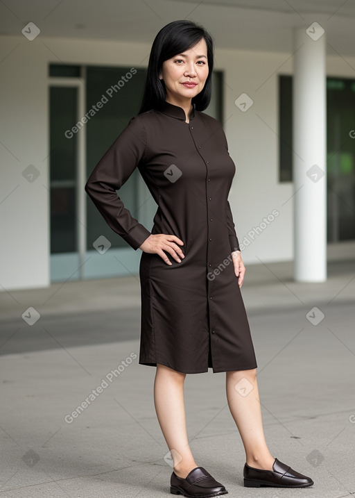 Vietnamese 45 years female with  black hair