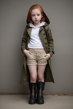 Canadian infant girl with  ginger hair