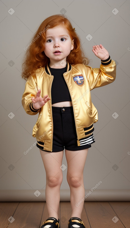 Paraguayan infant girl with  ginger hair