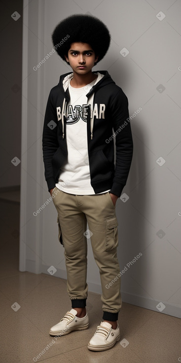 Bangladeshi teenager boy with  black hair