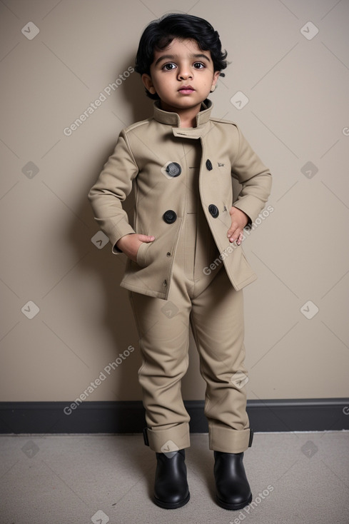 Pakistani infant boy with  black hair