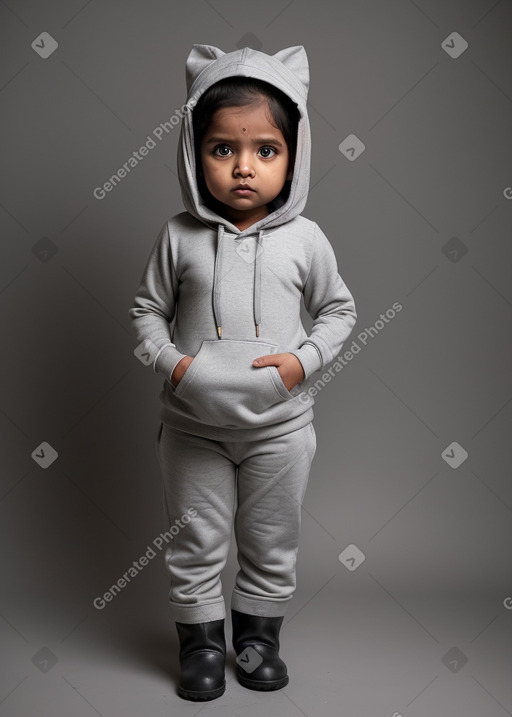 Bangladeshi infant girl with  gray hair