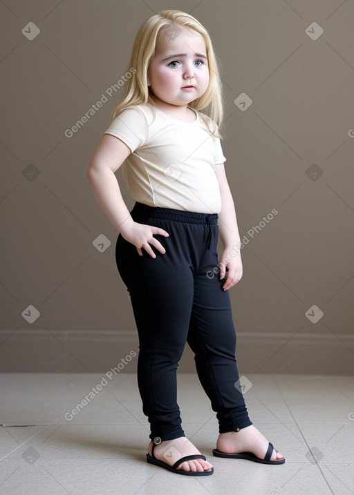 Syrian infant girl with  blonde hair