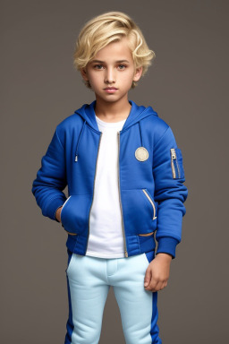 Moroccan child boy with  blonde hair