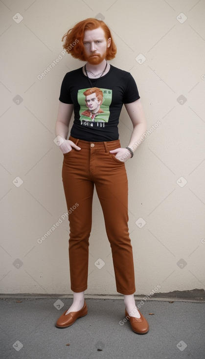 Zambian adult non-binary with  ginger hair