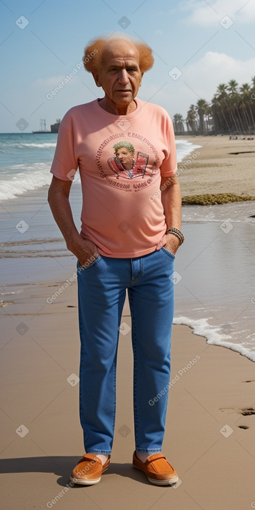 Egyptian elderly male with  ginger hair