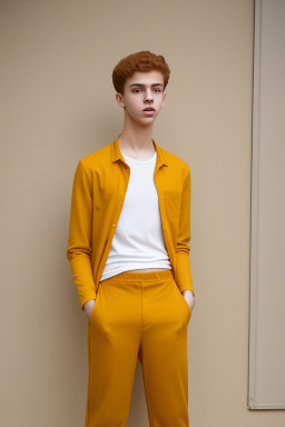 Tunisian teenager boy with  ginger hair