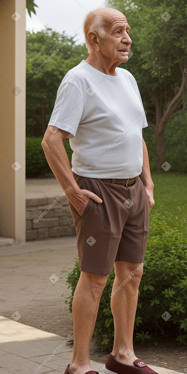 Arab elderly male with  ginger hair