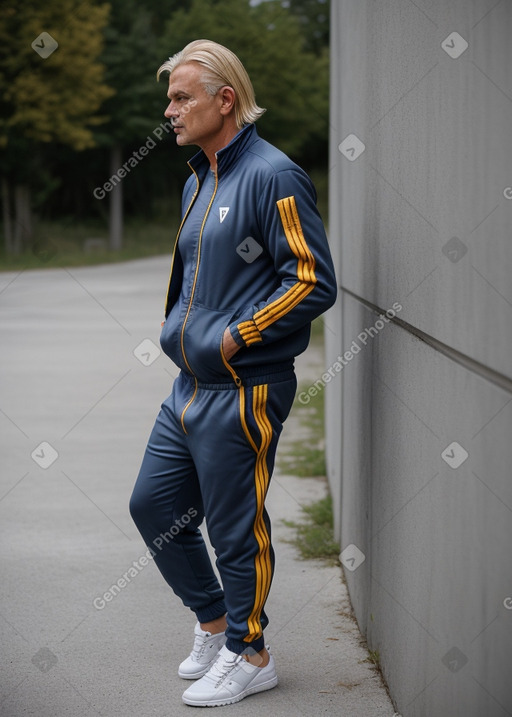 Croatian middle-aged male with  blonde hair