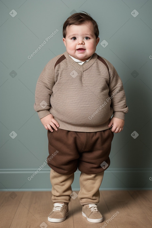 South african infant boy with  brown hair