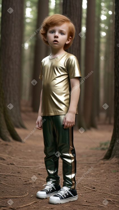 Kenyan infant boy with  ginger hair