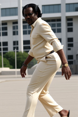 Nigerian middle-aged male with  black hair