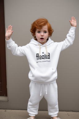 Uruguayan infant boy with  ginger hair