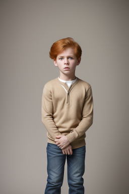 Honduran child boy with  ginger hair